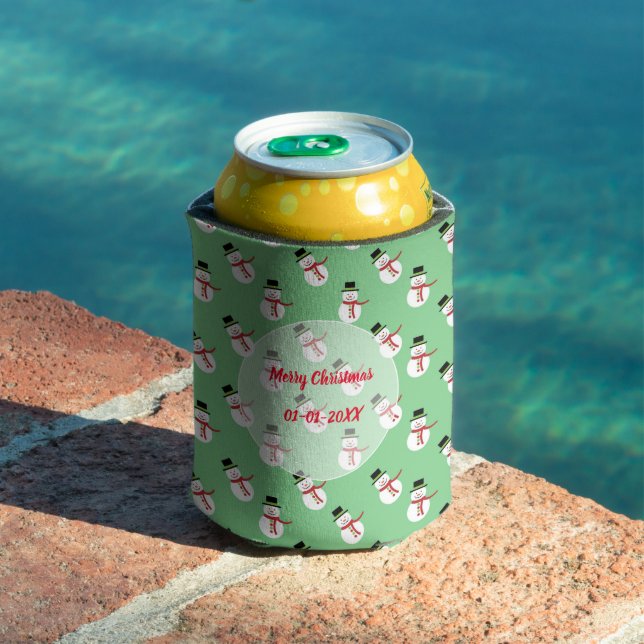 Snow man pattern  can cooler (In Situ Pool)