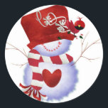 Snow Man Sticker<br><div class="desc"></div>