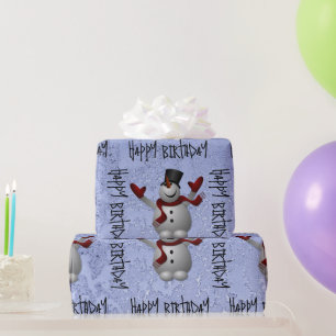 Snow man Wrapping Paper