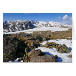 Snow Melting on the Rocky Mountains