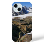 Snow Melting on the Rocky Mountains iPhone 15 Case