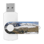 Snow Melting on the Rocky Mountains Flash Drive