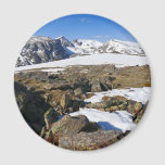 Snow Melting on the Rocky Mountains Magnet