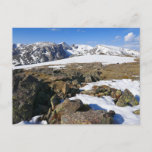 Snow Melting on the Rocky Mountains Postcard