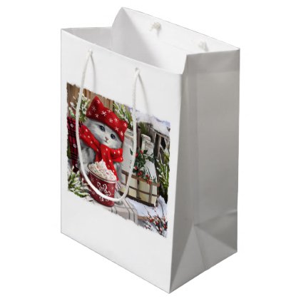 Snow milk medium gift bag