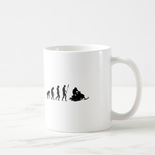 Snow Mobile Evolution Coffee Mug