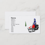 Snow Mobiling Business Card (Front/Back)