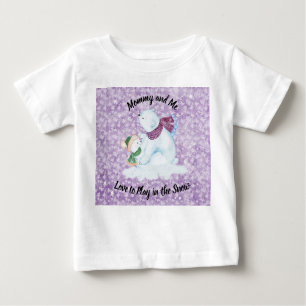 Snow Mom & Baby Snowman Tee
