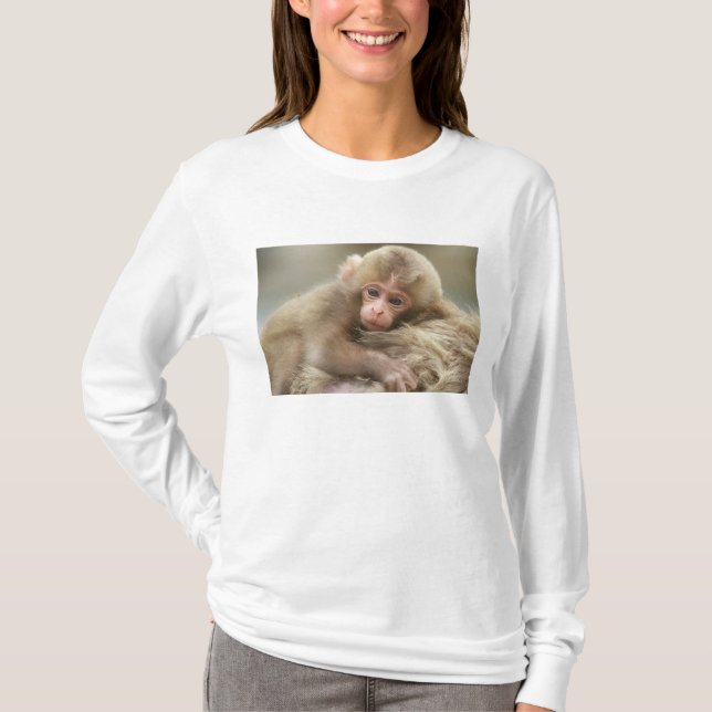 Snow Monkey Baby, Jigokudani, Nagano, Japan 2 T-Shirt (Front)