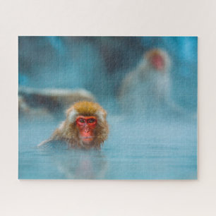 Snow Monkeys. Jigsaw Puzzle