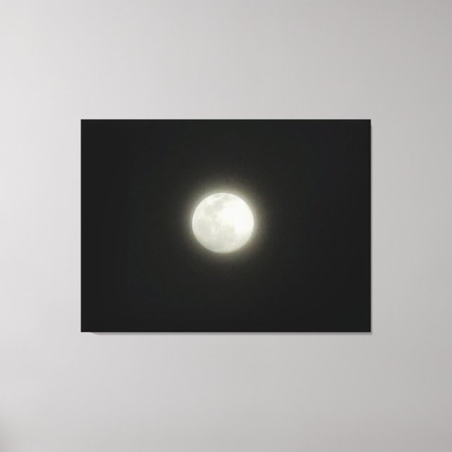 SNOW MOON CANVAS PRINT (Front)