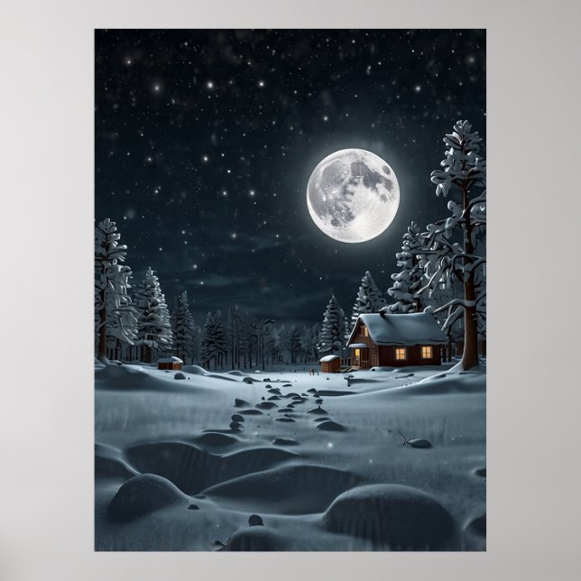 SNOW MOON POSTER (Front)