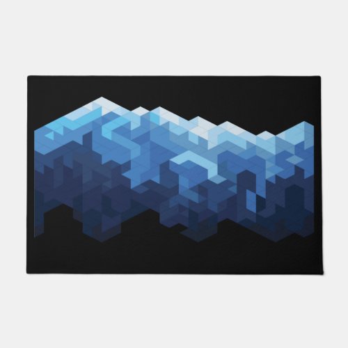 Snow mountain doormat