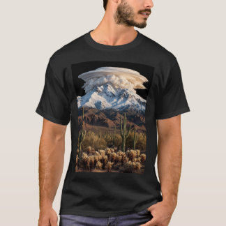 Snow Mountain Lenticular Desert T-Shirt