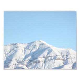 Snow Mountain Photo Print