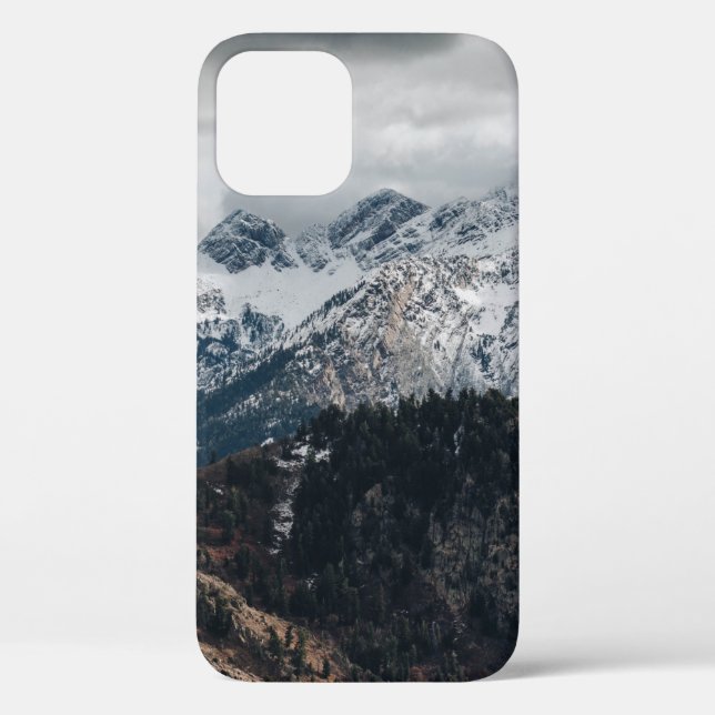 SNOW MOUNTAIN RANGE WALLPAPER Case-Mate iPhone CASE (Back)