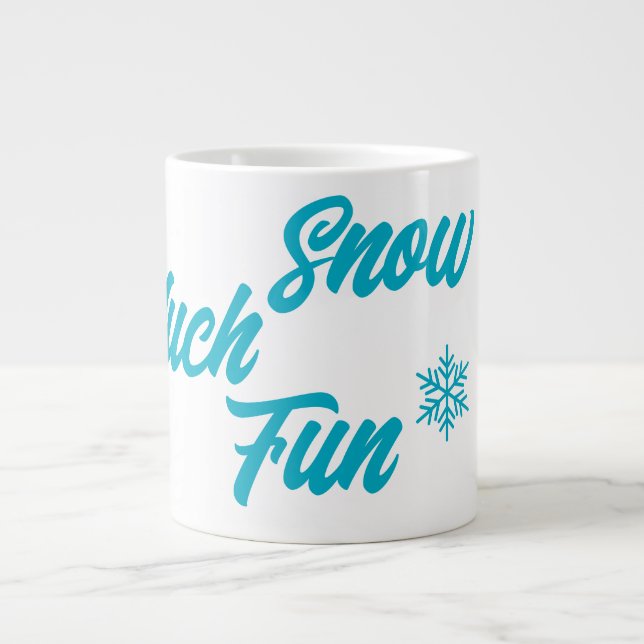❄️ Snow Much Fun Christmas Mug – Festive Snowflake (Front)