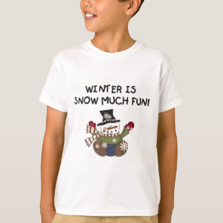 Snow Much Fun Snowman Tshirts and gifts