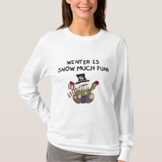 Snow Much Fun Snowman Tshirts and gifts
