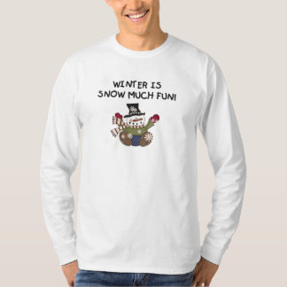 Snow Much Fun Snowman Tshirts and gifts