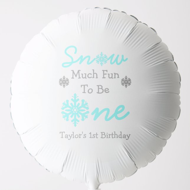 Snow Much Fun To Be One Balloon (Front)