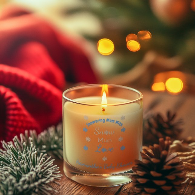 Snow Much Love Baby Shower Scented Candle (Creator Uploaded)