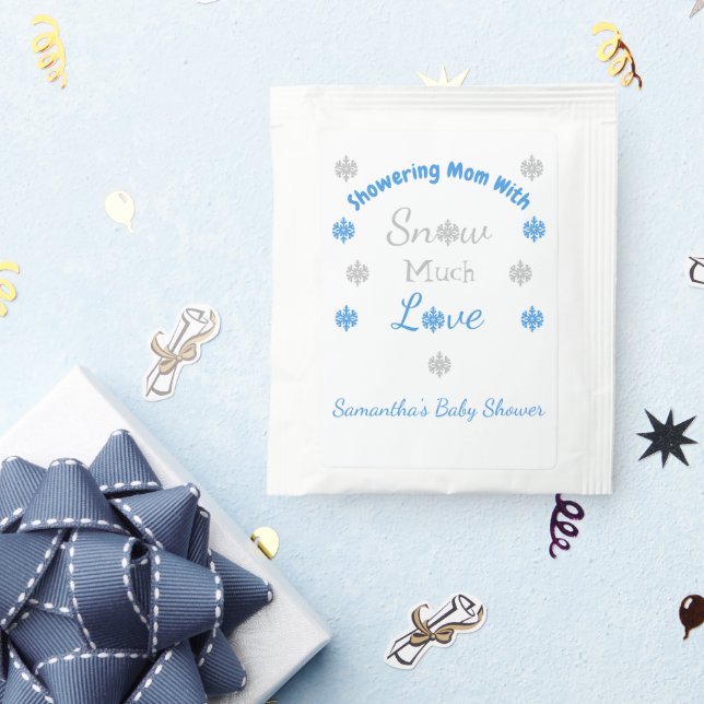 Snow Much Love Baby Shower Tea Bag Drink Mix (Packets)