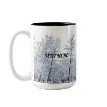 Snow Mug with custom message