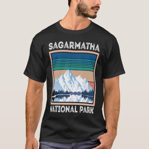 Snow National Park Sagarmatha Everest Tibet Nepal  T_Shirt