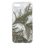 Snow on Evergreen Branches iPhone SE/8/7 Case