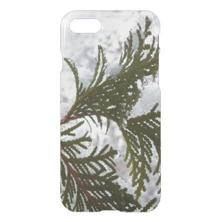 Snow on Evergreen Branches iPhone SE/8/7 Case