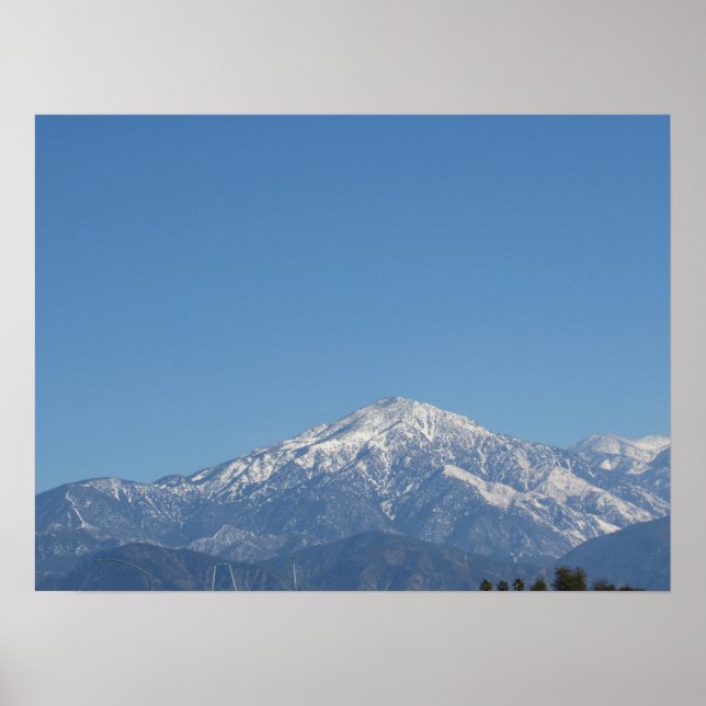 Snow On Mount San Gorgonio Poster (Front)