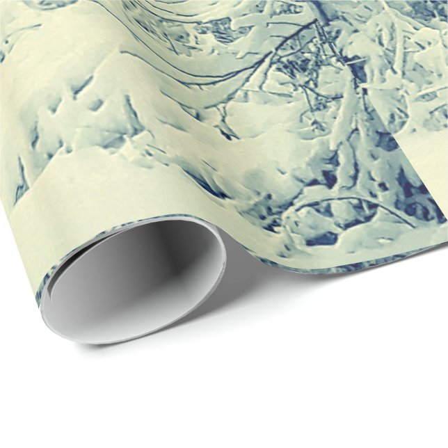 SNOW ON THE BRANCHES wrapping paper (Roll Corner)