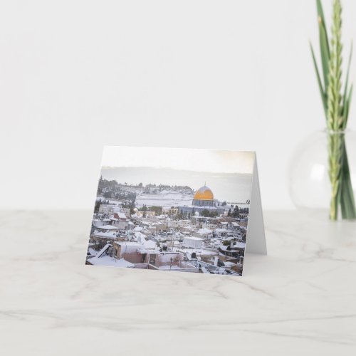 Snow on The Dome Thank You Card