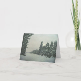 Snow on the Gunflint Trail Card