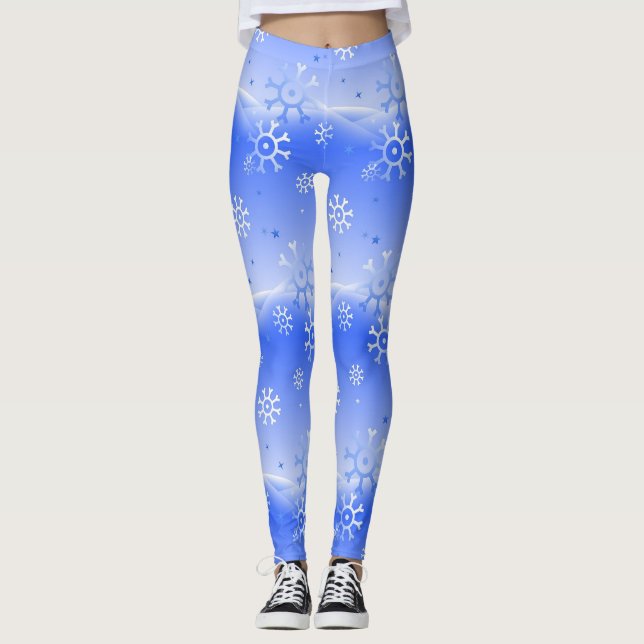 Snow on the Hills Leggings (Front)
