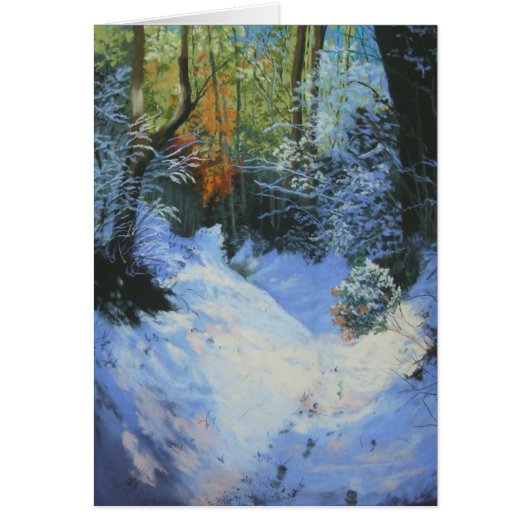 Snow On The Path To Mardon Cards (Front)