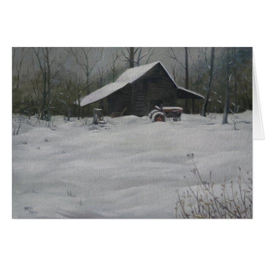 Snow on the Smokehouse Cards (Front Horizontal)