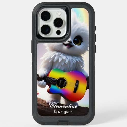  Snow Owl Fuzzy Friends Melody iPhone 15 Pro Max Case