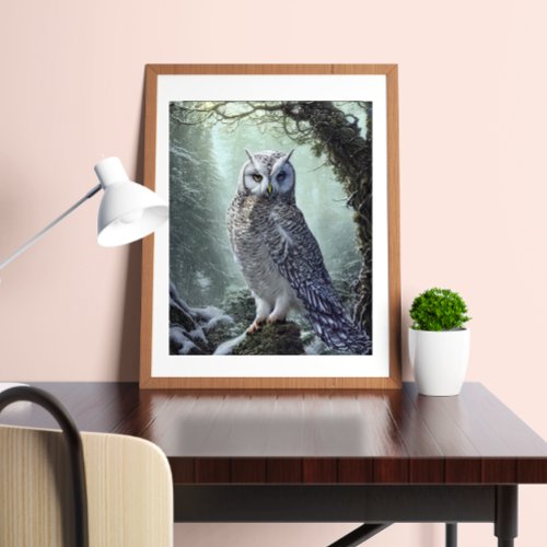 Snow Owl  Poster