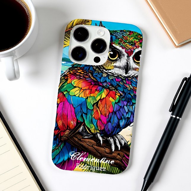 Snow Owl Tropical Owl Dreamscape Case-Mate iPhone Case (Creator Uploaded)