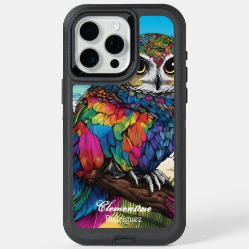 Snow Owl Tropical Owl Dreamscape iPhone 15 Pro Max Case