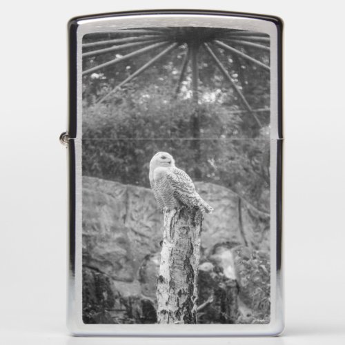 Snow owl zippo lighter