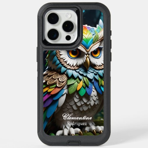 Snow Owls in Tropical Paradise iPhone 15 Pro Max Case