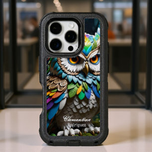 Snow Owls in Tropical Paradise iPhone 16 Pro Case