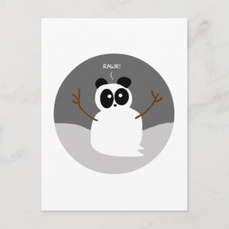 Snow Panda Postcard