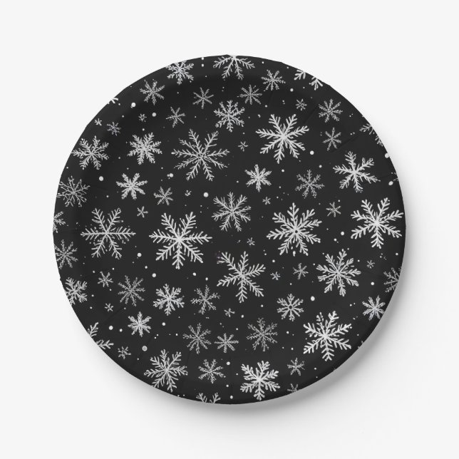 snow  paper plates (Front)