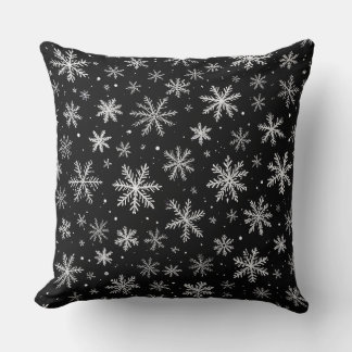snow pattern pillow cushion