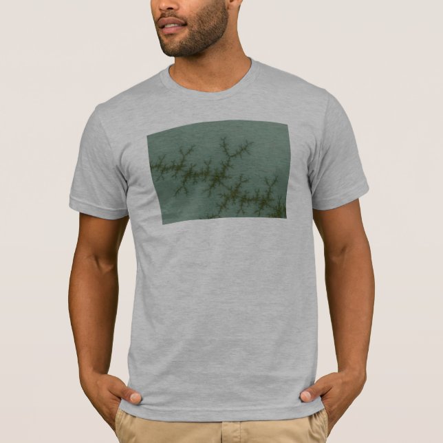 Snow Pine - Fractal Art T-Shirt (Front)
