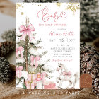 Snow Pink Girl Winter Baby Shower